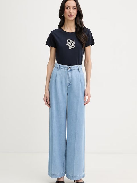 Liu Jo jeansy wide leg damskie - zdjęcie produktu nr 1