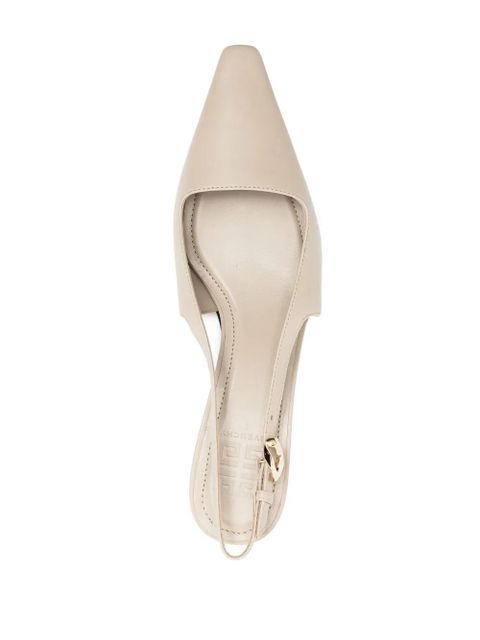Givenchy G-cube 50mm slingback heels - Neutrals