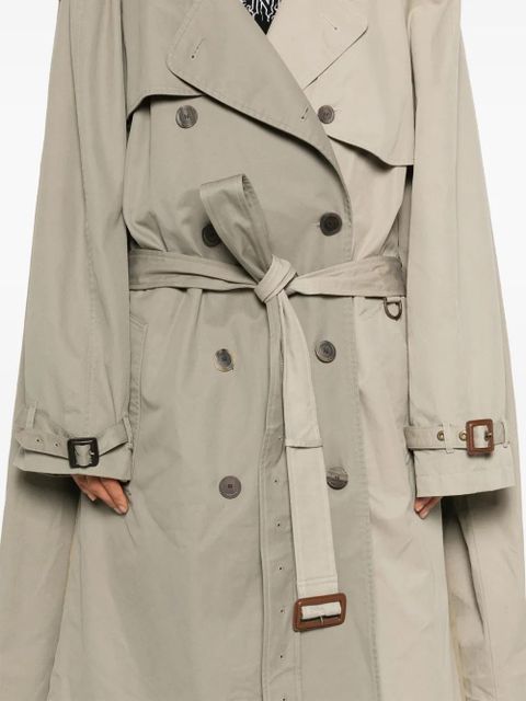 Balenciaga Double Sleeve trench coat - Neutrals