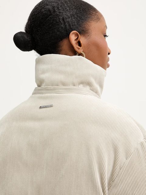 Armani Exchange kurtka kolor beżowy zimowa XW000708 AF16202