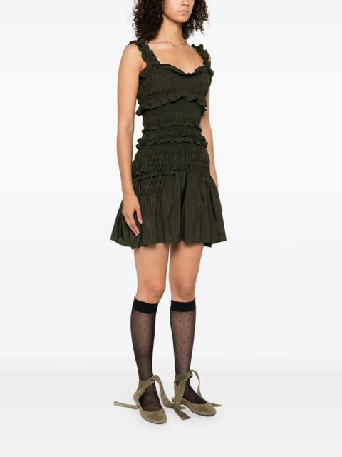 Cecilie Bahnsen Oona mini dress - Green