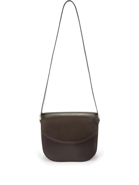Jil Sander Coin leather crossbody bag - Brown - zdjęcie produktu nr 1