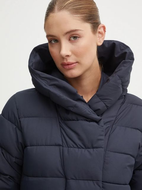 Didriksons kurtka STELLA damska kolor granatowy zimowa 505538