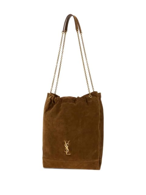 Saint Laurent Jamie Pochon quilted shoulder bag - Brown