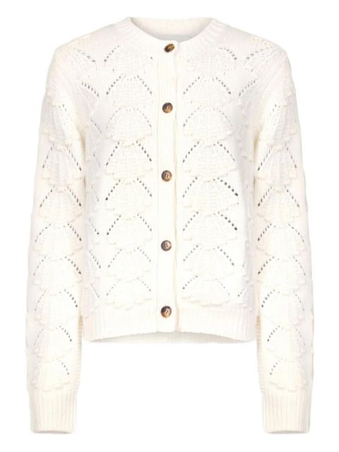 LouLou de Saison crochet seashell cardigan - White - zdjęcie produktu nr 1