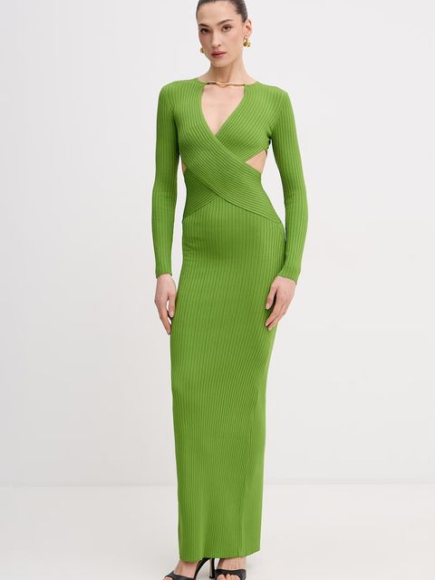 Elisabetta Franchi sukienka bodycon z wiskozą - zdjęcie produktu nr 1