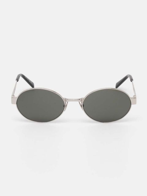 Saint Laurent okulary przeciwsłoneczne damskie kolor srebrny SL 692