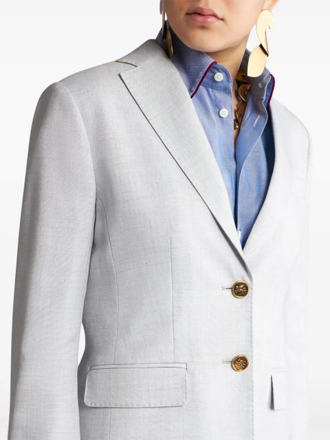 ETRO single-breasted blazer - Grey