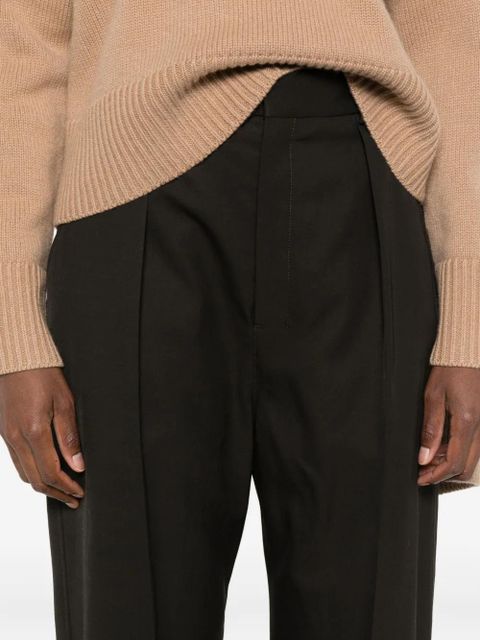 LEMAIRE pleated-pocket trousers - Black