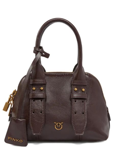 PINKO leather tote bag - Brown - zdjęcie produktu nr 1