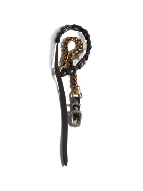 Miu Miu buckled leather necklace - Black - zdjęcie produktu nr 2