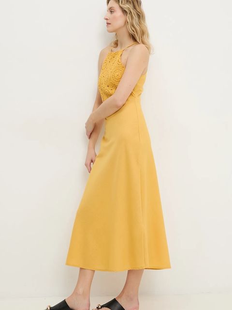 Answear.LAB sukienka z lnem - zdjęcie produktu nr 2