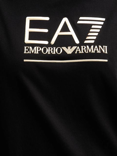 EA7 Emporio Armani t-shirt bawełniany damski kolor czarny AF12503.7W000414