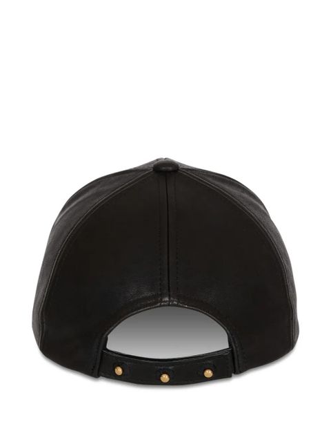 Balmain lambskin baseball cap - Black