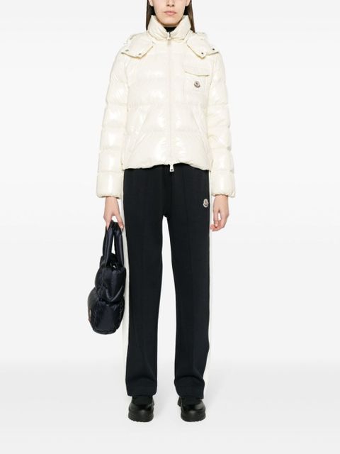 Moncler mid-rise striped wide-leg track pants - Blue - zdjęcie produktu nr 2