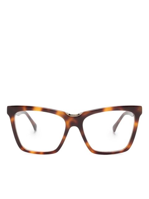 Max Mara Eyewear tortoiseshell-effect cat-eye frame glasses - Brown - zdjęcie produktu nr 1