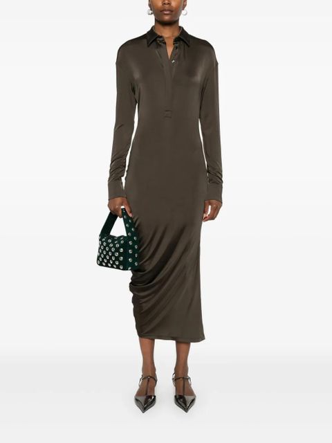 Alexander McQueen shirt midi dress - Green - zdjęcie produktu nr 2