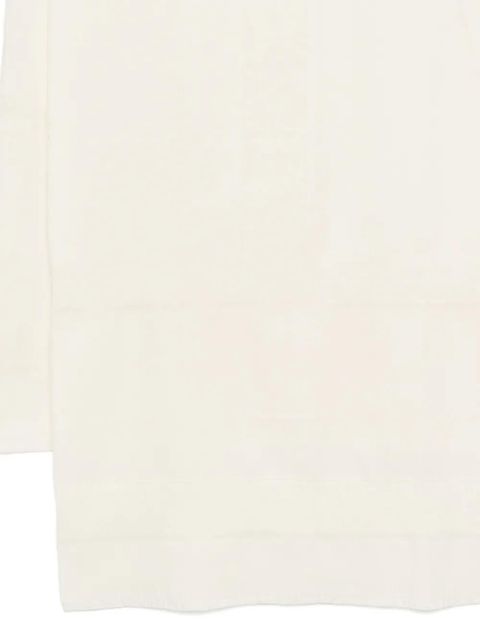 TOTEME monogram-print scarf - White