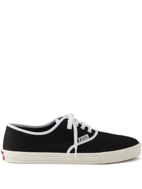 Prada lace-up round-toe sneakers - Black - zdjęcie produktu nr 1