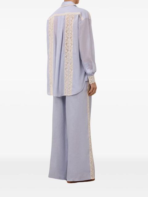 ZIMMERMANN Everly trousers - Blue