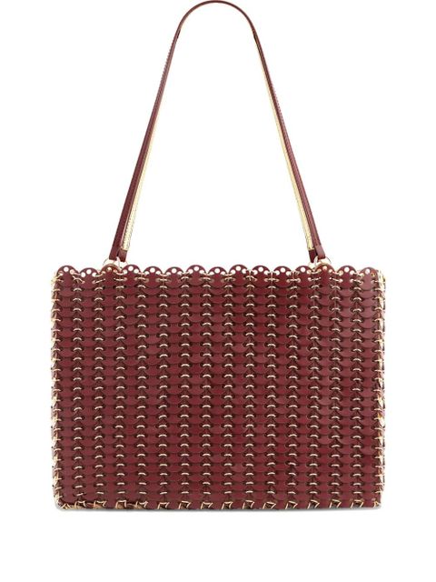 Rabanne 1969 Flip iconic discs shoulder bag - Red - zdjęcie produktu nr 1