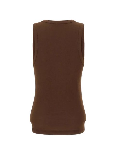 ENTIRE STUDIOS Sheer tank top - Brown