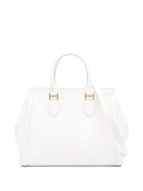 Alexander McQueen Birdee leather tote bag - White - zdjęcie produktu nr 1