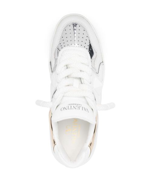 Valentino Garavani logo-print sneakers - White