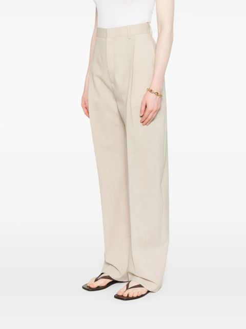 WARDROBE.NYC pleated trousers - Neutrals