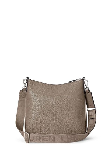 Lauren Ralph Lauren torebka skórzana kolor brązowy 431970152