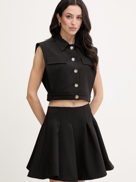 Karl Lagerfeld kamizelka jednorzędowa damska - zdjęcie produktu nr 1