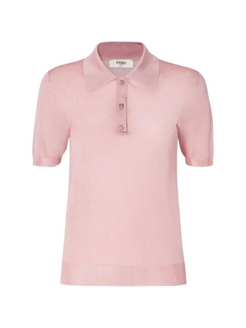 FENDI buttoned polo shirt - Pink - zdjęcie produktu nr 1