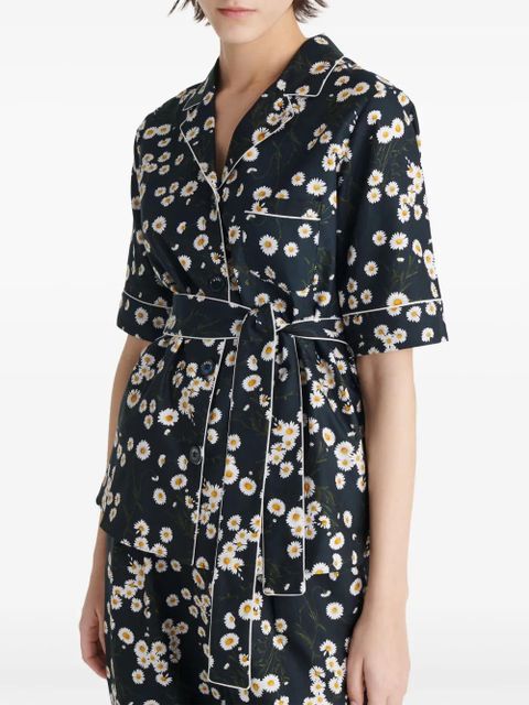 ERES Je t'aime pyjama shirt - Black