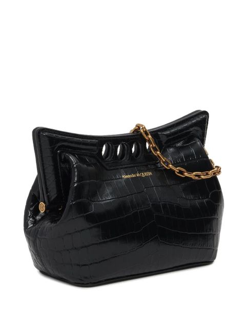 Alexander McQueen mini The Peak shoulder bag - Black