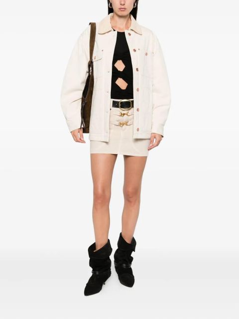 ISABEL MARANT Ninon cotton jacket - Neutrals - zdjęcie produktu nr 2