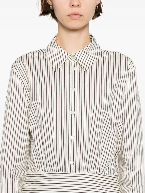 STAUD Rocco mini dress - Neutrals