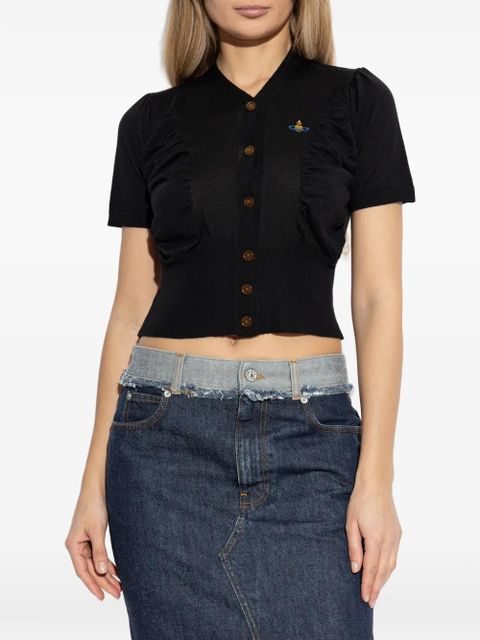 Vivienne Westwood buttoned top - Black