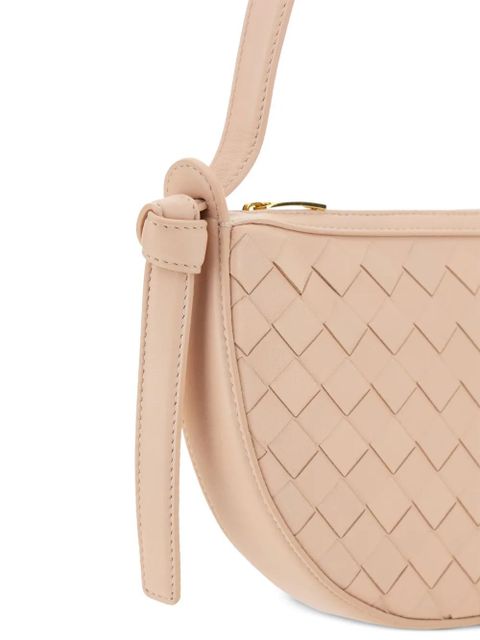Bottega Veneta Mini Sunrise leather shoulder bag - Pink