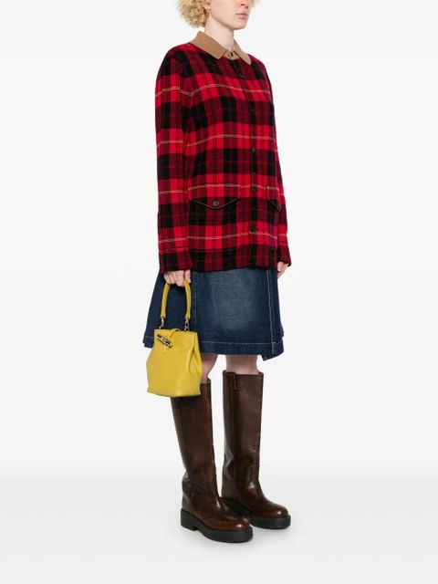 Longchamp mini Le Roseau bucket bag - Yellow