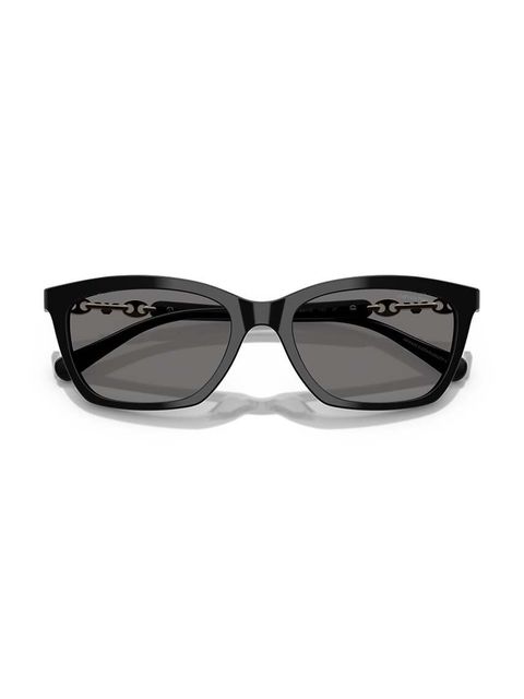 Emporio Armani okulary przeciwsłoneczne damskie kolor czarny 0EA4238 - zdjęcie produktu nr 2