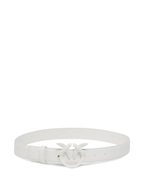PINKO bird-buckle belt - White - zdjęcie produktu nr 1