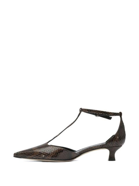 Aeyde Liz T-bar pumps - Brown
