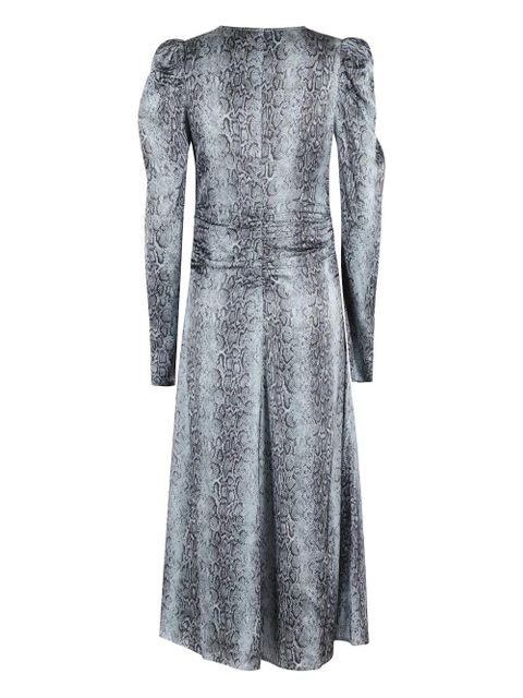 GANNI python-print dress - Blue - zdjęcie produktu nr 2