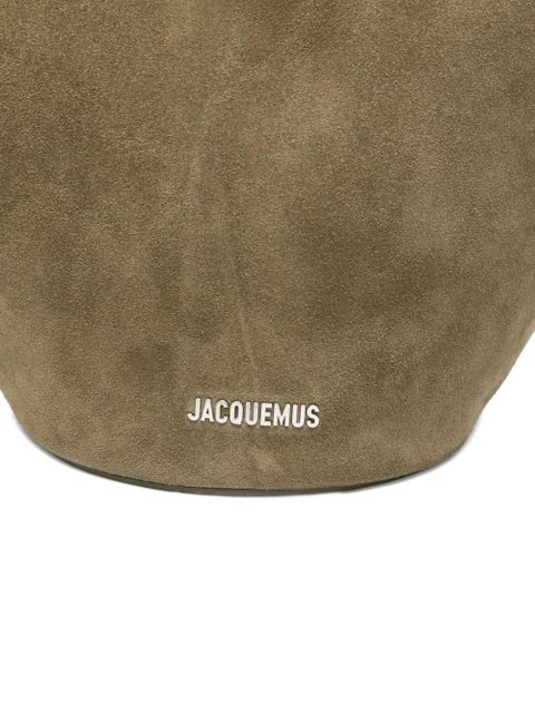 Jacquemus The Bamba suede tote bag - Green - zdjęcie produktu nr 2