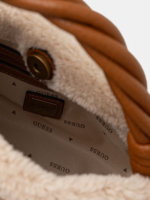 Guess torebka SHAIDA kolor beżowy HWWB81 43110