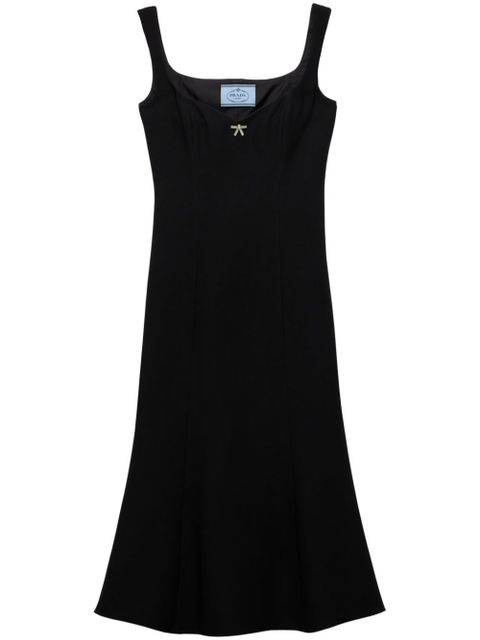 Prada cady midi dress - Black - zdjęcie produktu nr 1