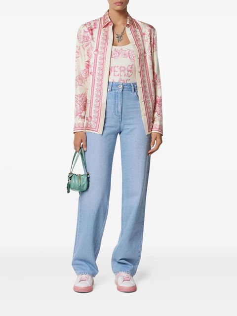 Versace Underwater Barocco-print shirt - Pink - zdjęcie produktu nr 2