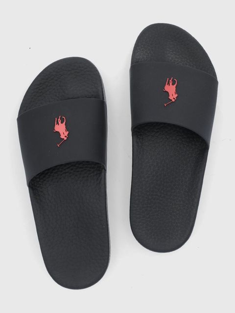 Polo Ralph Lauren Klapki Polo Slide kolor czarny 809852071004