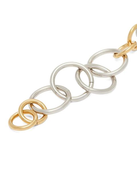 Jil Sander interlocking chain bracelet - Silver