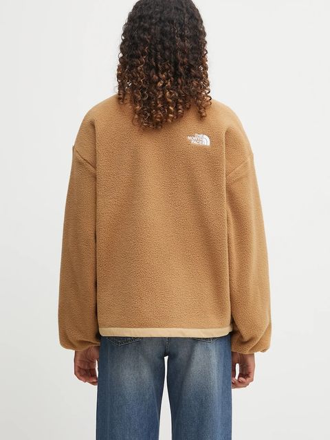 The North Face kurtka sportowa dwustronna Yumiori kolor brązowy przejściowa NF0A8E87QV31